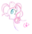 Size: 3245x3429 | Tagged: safe, artist:pixelyte, pinkie pie, g4, cute, doodle, female, high res, open mouth, simple background, smiling, solo, white background