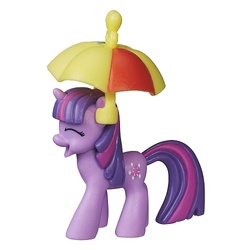 Size: 500x500 | Tagged: safe, twilight sparkle, pony, unicorn, g4, blind bag, irl, photo, solo, toy, umbrella, unicorn twilight