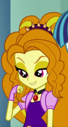 Size: 377x704 | Tagged: safe, adagio dazzle, equestria girls, g4, my little pony equestria girls: rainbow rocks, cropped, lip bite, solo focus