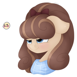 Size: 2000x2000 | Tagged: safe, artist:luna756, oc, oc only, high res, puffy cheeks, solo