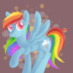 Size: 1250x1250 | Tagged: safe, artist:renaifoxi, rainbow dash, g4, female, solo