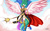 Size: 2560x1600 | Tagged: safe, artist:mysticalpha, princess celestia, anthro, plantigrade anthro, g4, armor, female, flying, large wings, solo, spread wings, staff, valkyrie