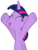 Size: 4562x6080 | Tagged: safe, artist:slb94, twilight sparkle, alicorn, pony, g4, my little pony: friendship is magic, the saddle row review, ^^, absurd resolution, cheering, cute, excited, eyes closed, female, hooves up, simple background, solo, transparent background, twiabetes, twilight sparkle (alicorn), vector