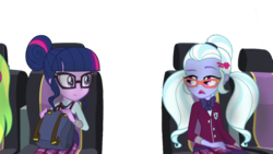 Size: 1024x576 | Tagged: safe, artist:carolina666, lemon zest, sci-twi, sugarcoat, twilight sparkle, equestria girls, g4, my little pony equestria girls: friendship games