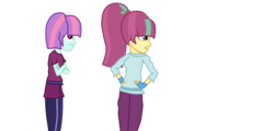 Size: 1024x490 | Tagged: safe, artist:linarad, sour sweet, sunny flare, equestria girls, g4, my little pony equestria girls: friendship games, alternate universe, duo, simple background, transparent background, vector