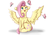 Size: 1000x700 | Tagged: safe, artist:dasha37, fluttershy, butterfly, g4, cute, female, shyabetes, simple background, solo, spread wings