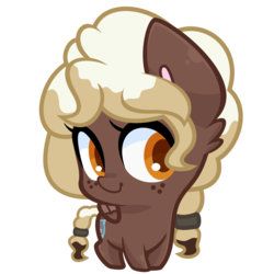 Size: 3000x3000 | Tagged: safe, artist:besttubahorse, oc, oc only, oc:sweet mocha, pegasus, pony, base used, chibi, female, high res, mare, simple background, solo, transparent background, vector
