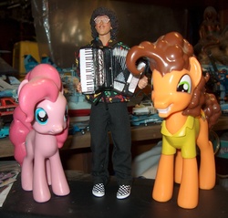 Size: 2043x1952 | Tagged: safe, cheese sandwich, pinkie pie, g4, action figure, funko, irl, photo, toy, weird al yankovic