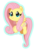 Size: 600x825 | Tagged: safe, artist:talimingi, fluttershy, g4, chibi, cute, female, solo, watermark