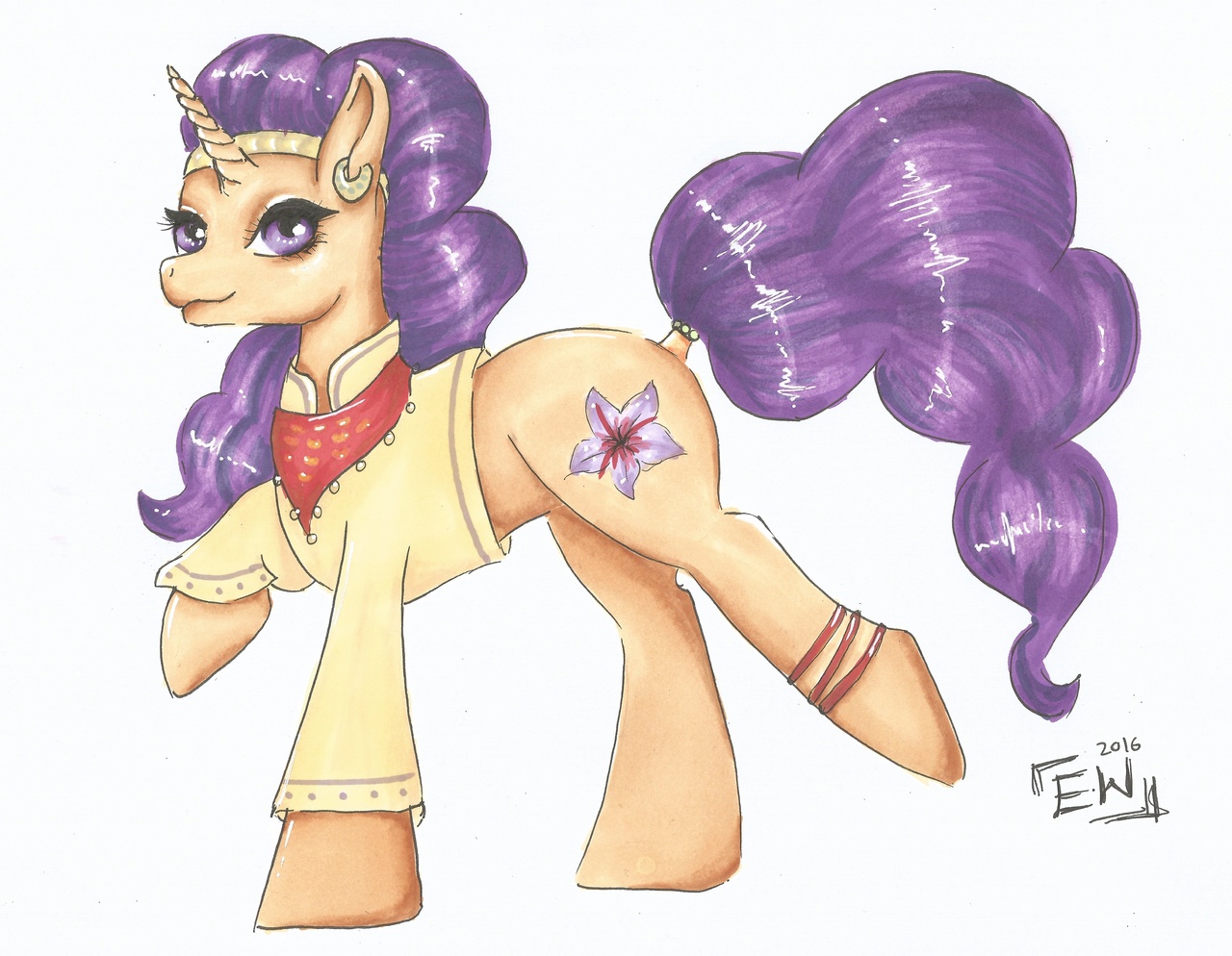 Safe Artist Fleurescience Saffron Masala Pony Unicorn