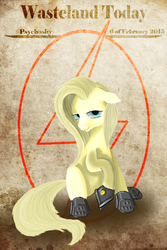 Size: 1600x2400 | Tagged: safe, artist:vldmr07, oc, oc only, oc:psychoshy, pegasus, pony, fallout equestria, fallout equestria: project horizons, power hoof, wingless