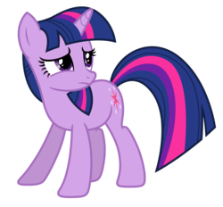 Size: 4400x4088 | Tagged: safe, artist:estories, twilight sparkle, pony, unicorn, g4, magical mystery cure, absurd resolution, confused, female, mare, sad, simple background, solo, transparent background, unicorn twilight, vector