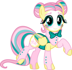 Size: 5075x4926 | Tagged: safe, artist:osipush, fluttershy, g4, absurd resolution, clothes, eyelashes, female, fluttermime, mime, necktie, raised hoof, solo