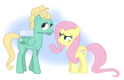 Size: 900x580 | Tagged: dead source, safe, artist:dm29, fluttershy, zephyr breeze, pegasus, pony, flutter brutter, g4, brother and sister, duo, female, fluttershy is not amused, grumpy, male, mare, simple background, stallion, transparent background, unamused