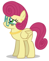 Size: 6365x7961 | Tagged: safe, artist:justisanimation, posey shy, pony, flutter brutter, g4, absurd resolution, bad version, flash, simple background, that was fast, transparent background, vector, wrong eye color