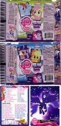 Size: 800x1652 | Tagged: safe, princess luna, equestria girls, g4, checklist, collector card, enterplay, merchandise, trading card, wrapper