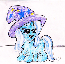 Size: 989x981 | Tagged: safe, artist:thegreatmewtwo, trixie, pony, unicorn, g4, big, double chin, fat, female, mare, missing cutie mark, solo