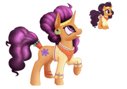 Size: 2000x1400 | Tagged: safe, artist:crystallinepone, saffron masala, g4, spice up your life, female, solo