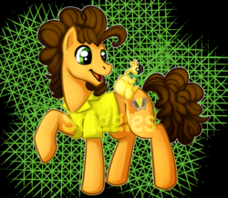 Size: 800x699 | Tagged: safe, artist:sciggles, boneless, cheese sandwich, g4, male, raised hoof, solo, watermark
