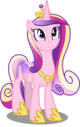 Size: 3147x5000 | Tagged: safe, artist:dashiesparkle, princess cadance, alicorn, pony, g4, the crystalling, .svg available, crown, cute, cutedance, female, folded wings, hoof shoes, jewelry, mare, regalia, simple background, solo, tiara, transparent background, vector, wings