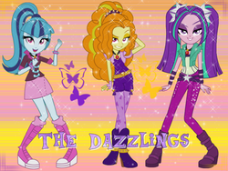 Size: 1024x768 | Tagged: safe, artist:imperfectxiii, artist:natoumjsonic, adagio dazzle, aria blaze, sonata dusk, equestria girls, g4, my little pony equestria girls: rainbow rocks, boots, looking at you, pose, shoes, sparkles, the dazzlings, trio, vector, wallpaper