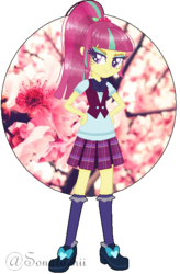 Size: 396x605 | Tagged: safe, artist:sonatachii, sour sweet, equestria girls, g4