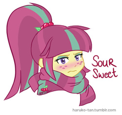 Size: 528x500 | Tagged: safe, artist:haruko-tan, artist:natsuyoo, sour sweet, equestria girls, g4, my little pony equestria girls: friendship games