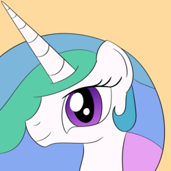 Size: 3500x3500 | Tagged: safe, artist:datapony, princess celestia, alicorn, pony, g4, female, high res, simple background, solo