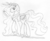 Size: 950x771 | Tagged: safe, artist:slash-sun-slash, princess celestia, g4, book, female, glowing horn, horn, magic, monochrome, reading, solo, telekinesis, traditional art