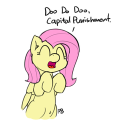 Size: 1280x1238 | Tagged: safe, artist:pabbley, fluttershy, pegasus, pony, g4, belly button, bipedal, dialogue, eyes closed, female, open mouth, solo, wat, whose line is it anyway