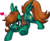 Size: 1024x849 | Tagged: safe, artist:sakuyamon, oc, oc only, oc:viridian, pegasus, pony, commission, heart, solo, watermark