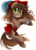 Size: 1380x1935 | Tagged: safe, artist:meotashie, oc, oc only, earth pony, pony, earth pony oc, female, grin, hat, smiling, solo