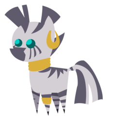 Size: 2365x2541 | Tagged: safe, artist:ii-art, zecora, zebra, g4, female, pointy ponies, simple background, solo, transparent background