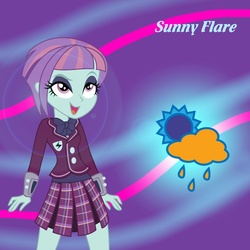 Size: 894x894 | Tagged: safe, artist:sonatablaze, sunny flare, equestria girls, g4, female, solo