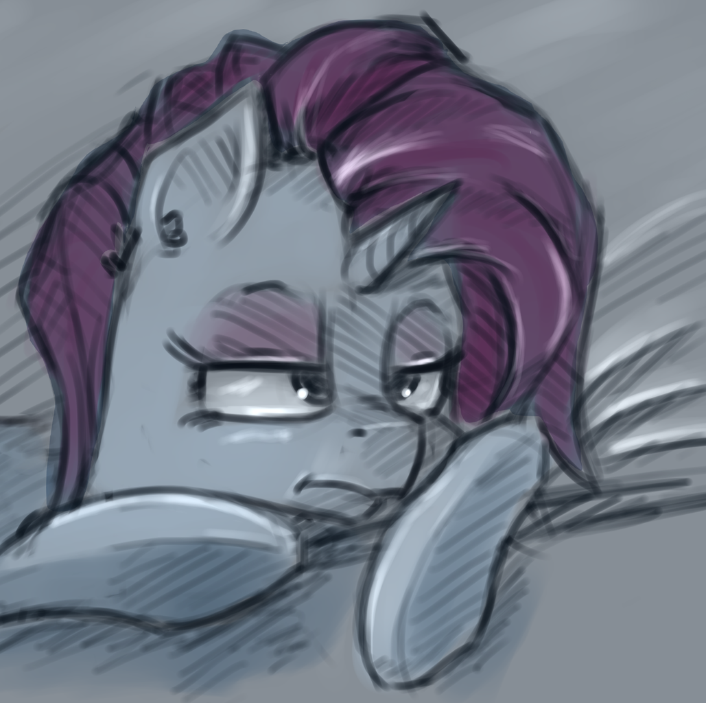 #1184175 - safe, artist:post-it, rarity, g4, alternate hairstyle ...
