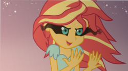 Size: 5782x3248 | Tagged: safe, artist:orin331, sunset shimmer, equestria girls, g4, my past is not today, black sclera, brainwashed, corrupted, dark magic, evil, evil sunset, female, glowing eyes, i am god, implied end of the world, implied king sombra, implied sunset satan, magic, possessed, solo, sombra eyes, xk-class end-of-the-world scenario