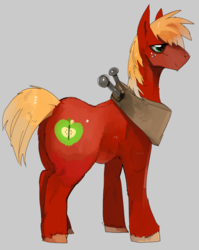 Size: 1280x1608 | Tagged: safe, artist:liteu, big macintosh, earth pony, pony, g4, male, solo, stallion