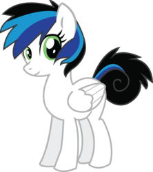 Size: 3673x4144 | Tagged: safe, artist:lusela, oc, oc only, oc:comet fire, pegasus, pony, solo