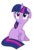 Size: 2759x4000 | Tagged: safe, artist:estories, twilight sparkle, pony, unicorn, a canterlot wedding, g4, female, floppy ears, simple background, sitting, solo, transparent background, unicorn twilight, vector