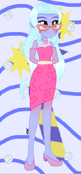 Size: 263x563 | Tagged: safe, artist:ladyairin2015, sugarcoat, equestria girls, g4, alternate clothes, female, solo
