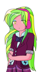 Size: 640x1180 | Tagged: safe, artist:snowycupcakes, lemon zest, equestria girls, g4, anime, female, solo