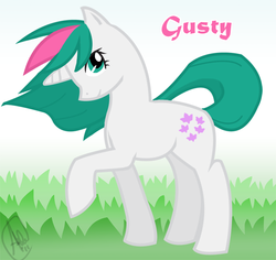 Size: 600x566 | Tagged: safe, artist:ahr0, gusty, pony, unicorn, g1, g4, female, g1 to g4, generation leap, mare, solo