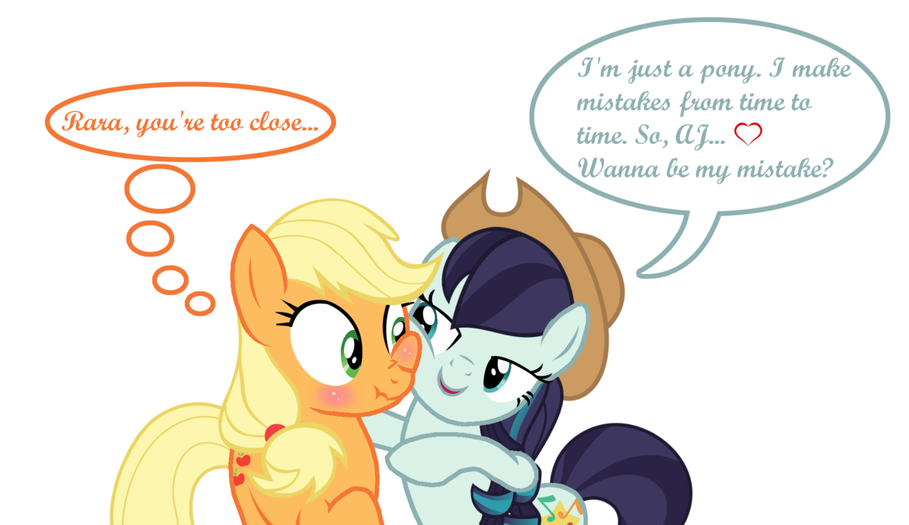 1184772 Safe Artistalberbrony Applejack Coloratura The Mane Attraction Accessory Swap