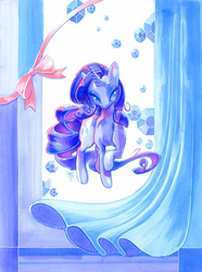 Size: 892x1200 | Tagged: safe, artist:fleebites, rarity, pony, unicorn, g4, female, mare, marker drawing, raised hoof, solo, traditional art