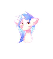 Size: 2695x3000 | Tagged: safe, artist:kurochhi, oc, oc only, pony, unicorn, bust, high res, portrait, solo