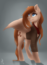 Size: 800x1100 | Tagged: safe, artist:silentwulv, oc, oc only, oc:anima (lord_salt), pegasus, pony, solo, spread wings, wings