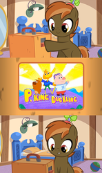 Size: 640x1080 | Tagged: safe, button mash, button's adventures, g4, button's odd game, meme, p. king duckling