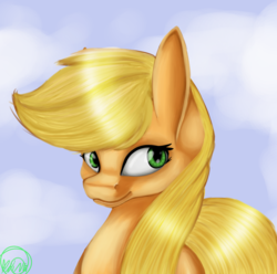 Size: 1024x1015 | Tagged: safe, artist:immagoddampony, applejack, g4, female, solo