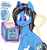 Size: 852x900 | Tagged: safe, artist:higglytownhero, oc, oc only, oc:silver lining, pony, unicorn, book, latin, lorem ipsum, magic, magic book, meme, solo, speech bubble