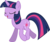 Size: 6391x5327 | Tagged: safe, artist:fallingferret, twilight sparkle, pony, unicorn, g4, magical mystery cure, my little pony: friendship is magic, .svg available, absurd resolution, eyes closed, female, mare, open mouth, simple background, smiling, solo, transparent background, trotting, unicorn twilight, vector